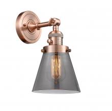 Innovations Lighting 203SW-AC-G63 - Cone - 1 Light - 6 inch - Antique Copper - Adjustable Sconce