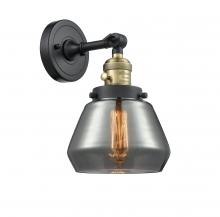 Innovations Lighting 203SW-BAB-G173-LED - Fulton - 1 Light - 7 inch - Black Antique Brass - Adjustable Sconce