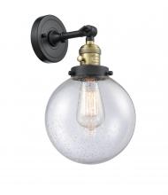 Innovations Lighting 203SW-BAB-G204-8 - Beacon - 1 Light - 8 inch - Black Antique Brass - Adjustable Sconce