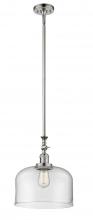 Innovations Lighting 206-PN-G72-L - Bell - 1 Light - 12 inch - Polished Nickel - Stem Hung - Adjustable Mini Pendant