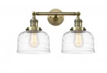 Innovations Lighting 208-AB-G713-LED - Bell - 2 Light - 19 inch - Antique Brass - Adjustable Bath Vanity Light