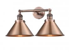Innovations Lighting 208-AC-M10-AC-LED - Briarcliff - 2 Light - 19 inch - Antique Copper - Adjustable Bath Vanity Light