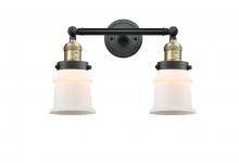 Innovations Lighting 208-BAB-G181S-LED - Canton - 2 Light - 17 inch - Black Antique Brass - Adjustable Bath Vanity Light