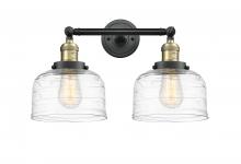 Innovations Lighting 208-BAB-G713-LED - Bell - 2 Light - 19 inch - Black Antique Brass - Adjustable Bath Vanity Light