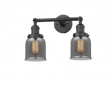 Innovations Lighting 208-OB-G53-LED - Bell - 2 Light - 16 inch - Oil Rubbed Bronze - Adjustable Bath Vanity Light
