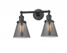 Innovations Lighting 208-OB-G63-LED - Cone - 2 Light - 16 inch - Oil Rubbed Bronze - Adjustable Bath Vanity Light