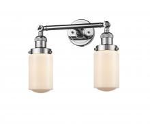 Innovations Lighting 208-PC-G311-LED - Dover - 2 Light - 14 inch - Polished Chrome - Adjustable Bath Vanity Light