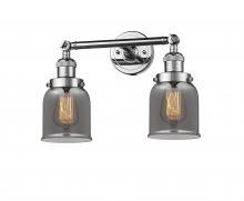 Innovations Lighting 208-PC-G53-LED - Bell - 2 Light - 16 inch - Polished Chrome - Adjustable Bath Vanity Light