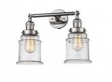 Innovations Lighting 208-PN-G184-LED - Canton - 2 Light - 17 inch - Polished Nickel - Adjustable Bath Vanity Light