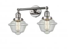 Innovations Lighting 208-PN-G534-LED - Oxford - 2 Light - 17 inch - Polished Nickel - Adjustable Bath Vanity Light