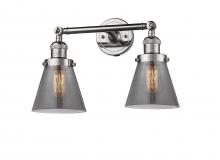Innovations Lighting 208-PN-G63-LED - Cone - 2 Light - 16 inch - Polished Nickel - Adjustable Bath Vanity Light