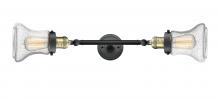 Innovations Lighting 208L-BAB-G194-LED - Bellmont - 2 Light - 6 inch - Black Antique Brass - Adjustable Bath Vanity Light