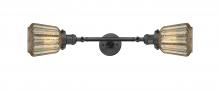 Innovations Lighting 208L-OB-G146-LED - Chatham - 2 Light - 7 inch - Oil Rubbed Bronze - Adjustable Bath Vanity Light
