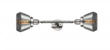 Innovations Lighting 208L-PN-G173-LED - Fulton - 2 Light - 7 inch - Polished Nickel - Adjustable Bath Vanity Light