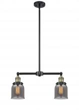 Innovations Lighting 209-BAB-G53-LED - Bell - 2 Light - 21 inch - Black Antique Brass - Stem Hung - Adjustable Island Light