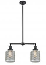 Innovations Lighting 209-OB-G262-LED - Stanton - 2 Light - 23 inch - Oil Rubbed Bronze - Stem Hung - Adjustable Island Light