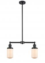Innovations Lighting 209-OB-G311-LED - Dover - 2 Light - 21 inch - Oil Rubbed Bronze - Stem Hung - Adjustable Island Light