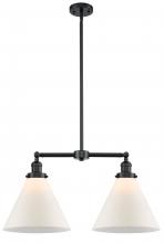 Innovations Lighting 209-OB-G41-L-LED - Cone - 2 Light - 21 inch - Oil Rubbed Bronze - Stem Hung - Adjustable Island Light