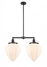 Innovations Lighting 209-OB-G661-12-LED - Bullet - 2 Light - 24 inch - Oil Rubbed Bronze - Stem Hung - Adjustable Island Light