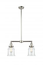 Innovations Lighting 209-PN-G182-LED - Canton - 2 Light - 21 inch - Polished Nickel - Stem Hung - Adjustable Island Light