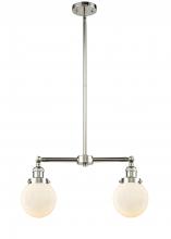 Innovations Lighting 209-PN-G201-6-LED - Beacon - 2 Light - 23 inch - Polished Nickel - Stem Hung - Adjustable Island Light
