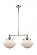 Innovations Lighting 209-PN-G541-LED - Oxford - 2 Light - 25 inch - Polished Nickel - Stem Hung - Adjustable Island Light