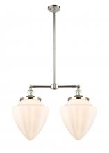 Innovations Lighting 209-PN-G661-12-LED - Bullet - 2 Light - 24 inch - Polished Nickel - Stem Hung - Adjustable Island Light