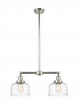 Innovations Lighting 209-PN-G713-LED - Bell - 2 Light - 21 inch - Polished Nickel - Stem Hung - Adjustable Island Light