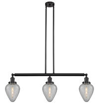 Innovations Lighting 213-OB-G165-LED - Geneseo - 3 Light - 38 inch - Oil Rubbed Bronze - Stem Hung - Adjustable Island Light