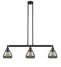 Innovations Lighting 213-OB-G173-LED - Fulton - 3 Light - 39 inch - Oil Rubbed Bronze - Stem Hung - Adjustable Island Light