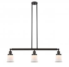Innovations Lighting 213-OB-G181S-LED - Canton - 3 Light - 39 inch - Oil Rubbed Bronze - Stem Hung - Adjustable Island Light