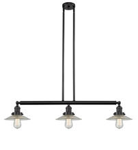 Innovations Lighting 213-OB-G2-LED - Halophane - 3 Light - 41 inch - Oil Rubbed Bronze - Stem Hung - Adjustable Island Light