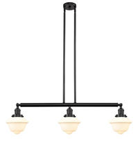 Innovations Lighting 213-OB-G531-LED - Oxford - 3 Light - 40 inch - Oil Rubbed Bronze - Stem Hung - Adjustable Island Light