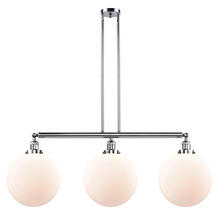 Innovations Lighting 213-PC-G201-12-LED - Beacon - 3 Light - 44 inch - Polished Chrome - Stem Hung - Adjustable Island Light