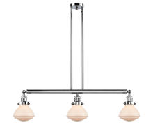 Innovations Lighting 213-PC-G321-LED - Olean - 3 Light - 39 inch - Polished Chrome - Stem Hung - Adjustable Island Light