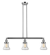 Innovations Lighting 213-PN-G194-LED - Bellmont - 3 Light - 39 inch - Polished Nickel - Stem Hung - Adjustable Island Light