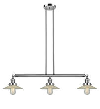 Innovations Lighting 213-PN-G2-LED - Halophane - 3 Light - 41 inch - Polished Nickel - Stem Hung - Adjustable Island Light