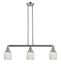 Innovations Lighting 213-PN-G302-LED - Colton - 3 Light - 38 inch - Polished Nickel - Stem Hung - Adjustable Island Light