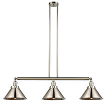 Innovations Lighting 213-PN-M10-PN-LED - Briarcliff - 3 Light - 43 inch - Polished Nickel - Stem Hung - Adjustable Island Light