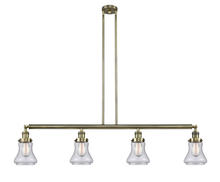 Innovations Lighting 214-AB-G194-LED - Bellmont - 4 Light - 51 inch - Antique Brass - Stem Hung - Adjustable Island Light