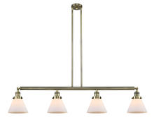 Innovations Lighting 214-AB-G41-LED - Cone - 4 Light - 52 inch - Antique Brass - Stem Hung - Adjustable Island Light