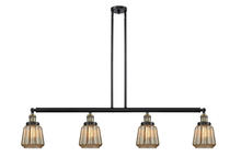 Innovations Lighting 214-BAB-G146 - Chatham - 4 Light - 51 inch - Black Antique Brass - Stem Hung - Adjustable Island Light