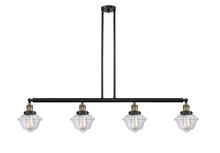 Innovations Lighting 214-BAB-G532-LED - Oxford - 4 Light - 52 inch - Black Antique Brass - Stem Hung - Adjustable Island Light