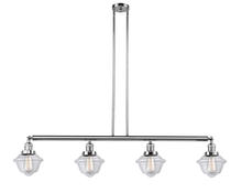 Innovations Lighting 214-PC-G532-LED - Oxford - 4 Light - 52 inch - Polished Chrome - Stem Hung - Adjustable Island Light