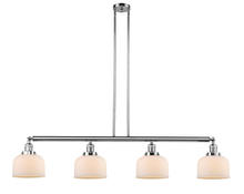 Innovations Lighting 214-PC-G71-LED - Bell - 4 Light - 53 inch - Polished Chrome - Stem Hung - Adjustable Island Light