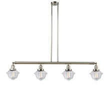 Innovations Lighting 214-PN-G532-LED - Oxford - 4 Light - 52 inch - Polished Nickel - Stem Hung - Adjustable Island Light
