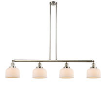 Innovations Lighting 214-PN-G71-LED - Bell - 4 Light - 53 inch - Polished Nickel - Stem Hung - Adjustable Island Light