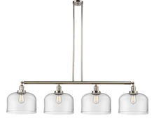 Innovations Lighting 214-PN-G72-L - Bell - 4 Light - 54 inch - Polished Nickel - Stem Hung - Adjustable Island Light