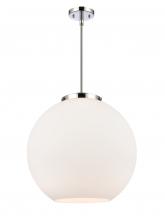 Innovations Lighting 221-1S-PC-G121-18-LED - Athens - 1 Light - 18 inch - Polished Chrome - Stem Hung - Pendant