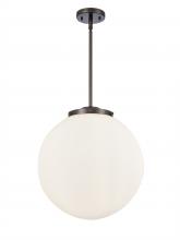 Innovations Lighting 221-3S-OB-G201-16-LED - Beacon - 3 Light - 16 inch - Oil Rubbed Bronze - Cord hung - Pendant